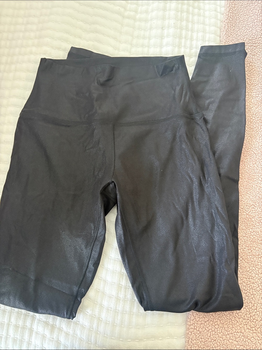 Black Shiny Leggings
